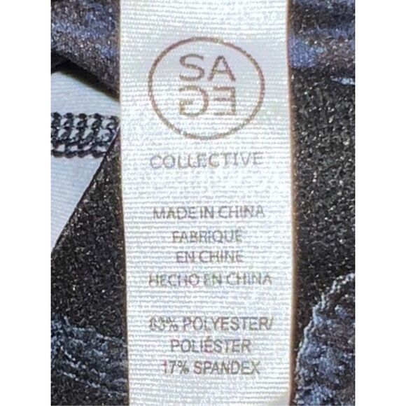 NWT SAGE Removable PadCurrent/Black Sports Bra Size Small - Picture 5 of 7